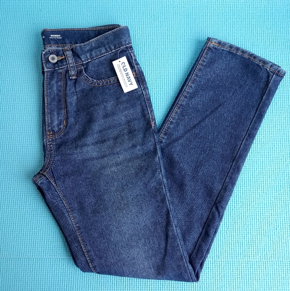 NWT Old Navy Boy's Skinny Jeans Size 12